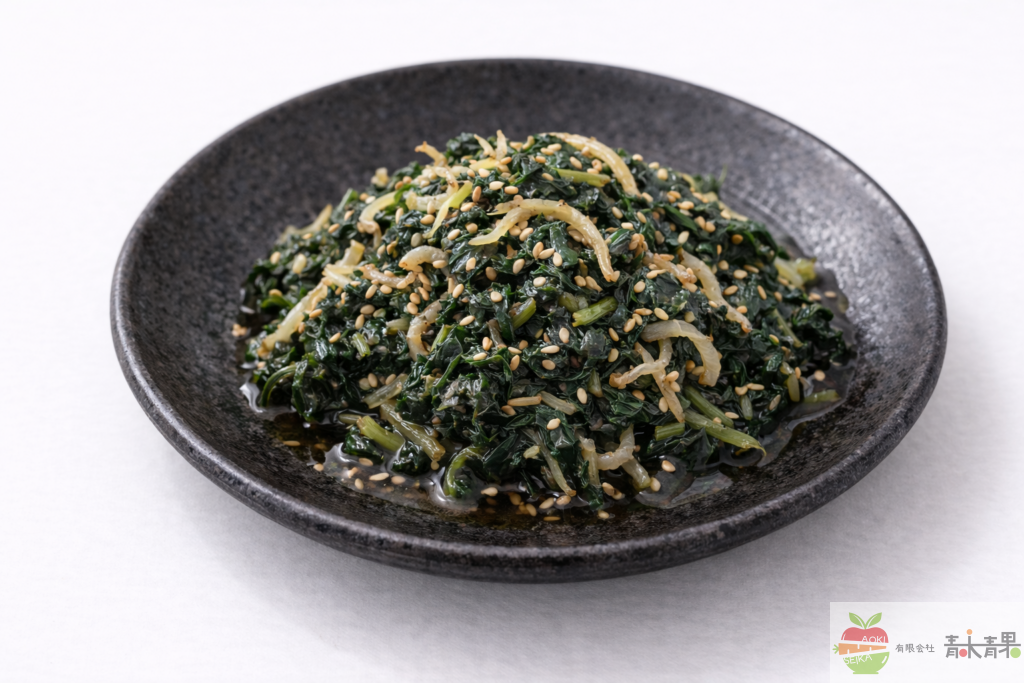 ふきの葉の当座煮